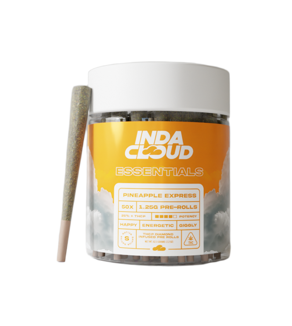 Pineapple Express THCA Pre Rolls Jar 50×1.25g